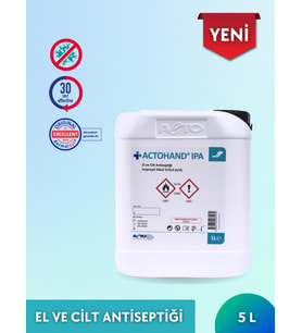 ACTOHAND® IPA 5 Litre  El ve Cilt Antiseptiği - İzopropil Alkol 75 % (v/v)