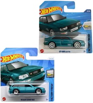 2 Araç Audi Set - Hot Wheels 94 Audi Avant Rs2 & Hot Wheels '87 Audi Quattro (1/64) Turkuaz