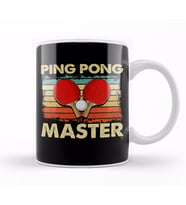 Ping Pong Master Table Tennis Pingpong Players Kupa Bardak Porselen