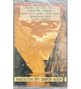 (Plak Değildir KASET tir) Anadoluyum Ben Tanıyor Musun Açılmamış Jelatininde Kaset
