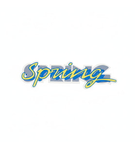 Renault Spring Folyo Sticker Yazı