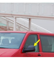 VW Transporter T6.5 2020-2023 Sol Dış Ayna Üst Kapak Siyah 7E1857527K
