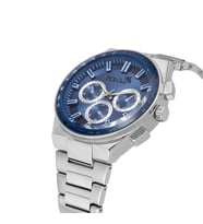 Polo Air Metal Kasa Erkek Kol Saati Gümüş Lacivert Renk PL-0990E2x (Lacivert-Gumus)
