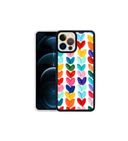 Apple iPhone 12 Pro Max Uyumlu Kılıf Zore M-Fit Desenli Kapak (Kırmızı)