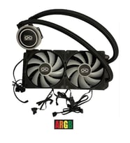 AZTECH 240mm LIQUID COOLING AZ240-1B ARGB Sıvı Soğutmalı AM5-1851p İşlemci Fanı