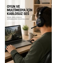 Bluetooth 5.0 RGB Işıklı Mikrofonlu Kablosuz Kulak Üstü Kulaklık