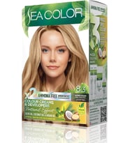 Sea Color Amonyaksız, Vegan, Doğal, Besleyici Kalıcı Saç Boyası%100 Beyaz Kapama (1 Paket 2 X 50 Ml