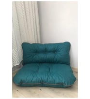 Petek Önü Yer Minderi Bahçe Palet Minderi İkili Takım