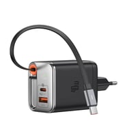 Mcdodo CH-4281 40W Gan Typec Kablolu Hızlı Şarj Adaptörü (Siyah)