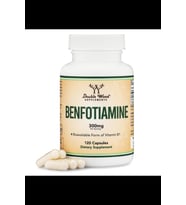 Double Wood Benfotiamine 300mg (Third Party Tested, 120 Capsules) Usa Version 3741 (Renksiz)
