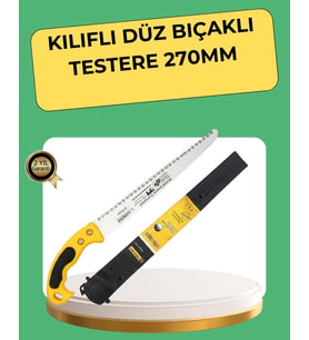 270 Mm Düz Bıçaklı Bahçe Budama Testeresi Kılıflı