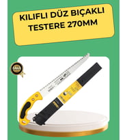 270 Mm Düz Bıçaklı Bahçe Budama Testeresi Kılıflı