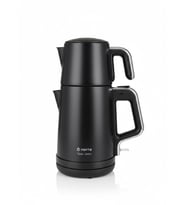 Narte Taste Series 2200W Elektrikli Çelik Çaydanlık ve Su Isıtıcı - Mat Siyah