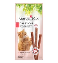 Gardenmix Kuzu Etli Kedi Stick Ödül 3x5g