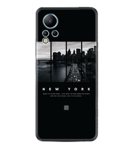 Infınix Note 12 Kılıf Silikon Desen Özel Seri New York 1612