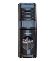 Parmida 3 Torch Pürmüz Kesici & Delici & Sehpalı Karbon Desenli Metal Puro Çakmağı