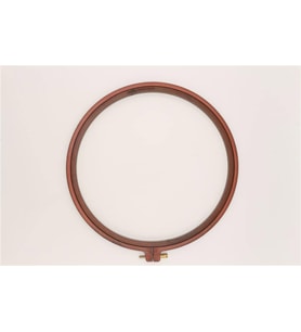Nurge Plastik Vidalı Nakış Kasnak No:2 - 228 mm Kahverengi