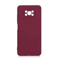 Xiaomi Poco X3 Kılıf Orj Lansman Serisi Pürüzsüz Esnek Kadife İç Kısım (Koyu Mor)