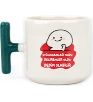 Tanem Kıskananlar Oldu Üzülenler Oldu Dedim Olabilir  Tasarımlı Baskılı T Kupa Bardak