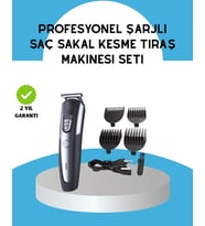 Ergonomik Profesyonel Tıraş Makinesi Saç Sakal Kesme ve Düzeltme