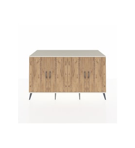 Kronos Konsol 4 Raflı 4 Kapaklı 176x59x99 Aytaşı-Çam/Aytaşı