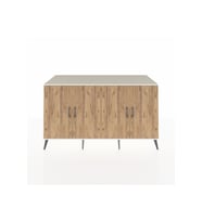 Kronos Konsol 4 Raflı 4 Kapaklı 176x59x99 Aytaşı-Çam/Aytaşı