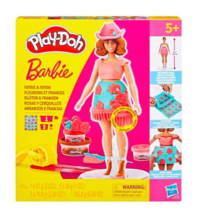 Play Doh Barbie Çiçekli ve Püsküllü Oyun Hamuru Seti G1360