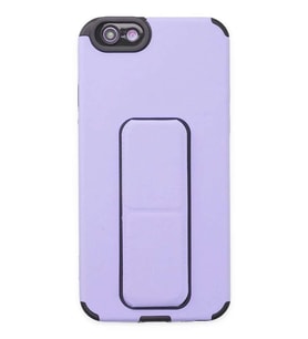 iPhone 6 Kılıf Mega Standlı Silikon - Lila