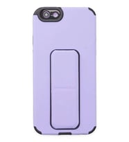 iPhone 6 Kılıf Mega Standlı Silikon - Lila