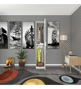 Kenzlife gardırop 1 kapılı kilitli öğrenci dolabı tek kapı günebakan byz 180*35*42 gardolap dolap ofis (Karışık)