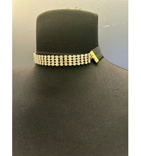ZİRKON TAŞLI TASARIM KADIN BOYUN KOLYE 29X1 CM