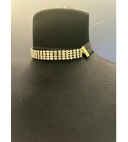 ZİRKON TAŞLI TASARIM KADIN BOYUN KOLYE 29X1 CM