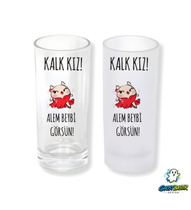 Alem Beybi Görsün Buzlu / Buzsuz Seçenekli Rakı Bardağı – 1 Adet Şık Sunum Bardağı 0294