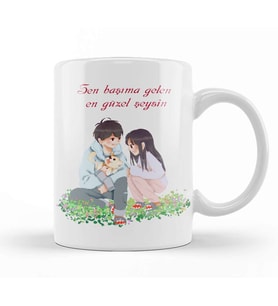 Sevgililer Günü Sevgiliye Hediye 037 Kupa Bardak Porselen