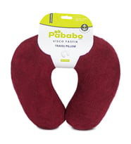 Pababo Visco Seyahat Yastığı (%100 Yerli) (Bordo)
