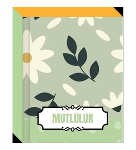 Lilamor Çiçek Mini Çizgisiz Not Defteri 4x5 120 Sayfa
