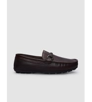 %100 Hakiki Deri Kahverengi Tokalı Erkek Loafer