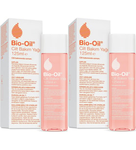 Bio-Oil Çatlak Oluşumunu Önleyici Cilt Bakım Yağı 125ML (Yeni Formül) (2 Li Set)