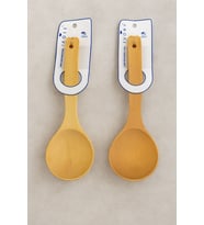 Ivory Ivo-ksk105 Ahşap Büyük Kepçe Xl (Gold)