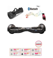Elektrikli Kaykay Hoverboard Bluetooth Hoparlörlü 6.5 İnç Grafiti D27 - Çanta Hediye