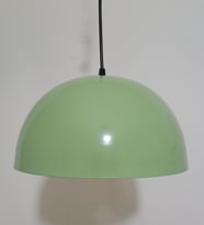 RİOLİGHT MODERN YEŞİL İÇİ BEYAZ TEKLİ METAL SARKIT ÇAP: 30CM (Siyah)