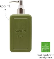 Lexroo Savon Pur Luxury Vegan Sıvı Sabun Yeşil (500 ml)
