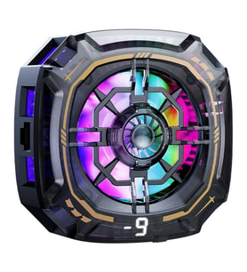 HADRON HDX4381 Manyetik Klipsli Telefon Soğutucu Fan RGB Led Siyah