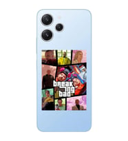 Xiaomi Redmi 12 Uyumlu Uyumlu Breaking Bad Gta Tasarımlı Şeffaf Telefon Kılıfı