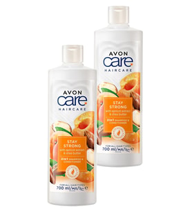 Avon Care Kayısı ve Shea Özü Şampuan ve Saç Kremi 700 Ml. İkili Set