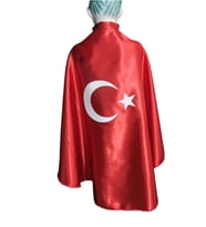 Türk Bayraklı Pelerin 4-14 Yaş