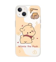 Iphone 14 Plus Uyumlu Winnie The Pooh Tasarımlı Şeffaf Telefon Kılıfı