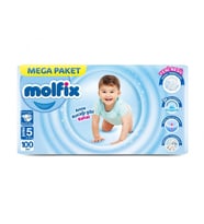Molfix Mega Paket Bebek Bezi 5 Beden 11-18 Kg 100 Adet