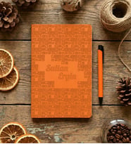 Kişiye Özel Canım Annem Defter Anneler Günü Hediyesi (Turuncu)