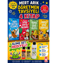 TİMAŞ Mert Arık 2,3. ve 4.Sınıflar İçin Öğretmen Tavsiyeli Harika 4 Kitap - 2 (SLİME SET HEDİYELİ)